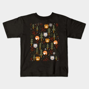 Forest Pattern Kids T-Shirt